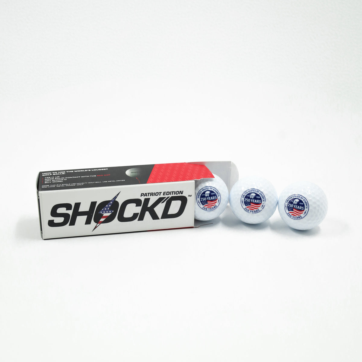 SHOCK'D Golf Balls